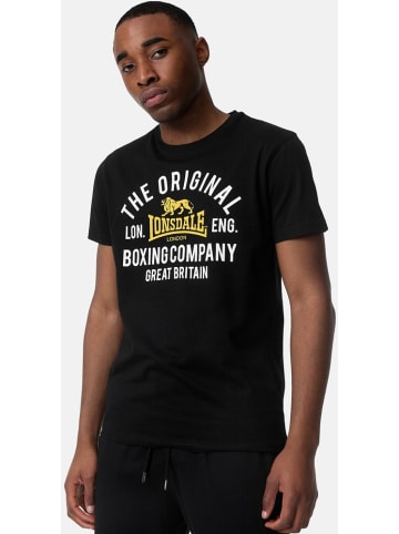 Lonsdale T-Shirt "Cloghfin" in Schwarz