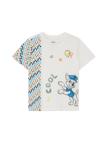 s.Oliver T-Shirt kurzarm in Creme