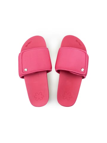 Flip Flop Slides "pool*velcro" in Pink