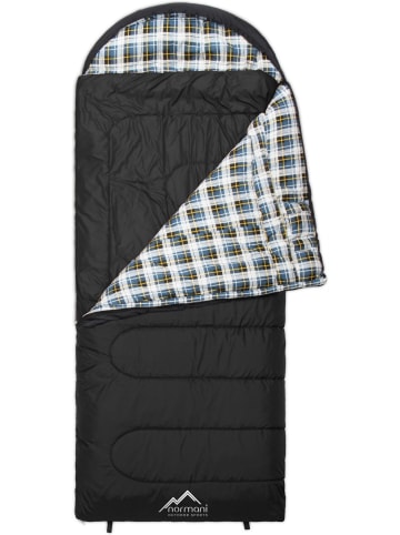 Normani Outdoor Sports Outdoor-Schlafsack Extrem 4-In-1 Antarctica in Schwarz