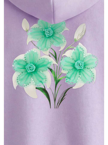 IZIA Women Hoodie in Lavender