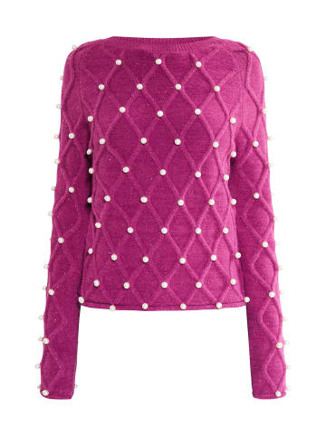 faina Strickpullover in Fuchsia