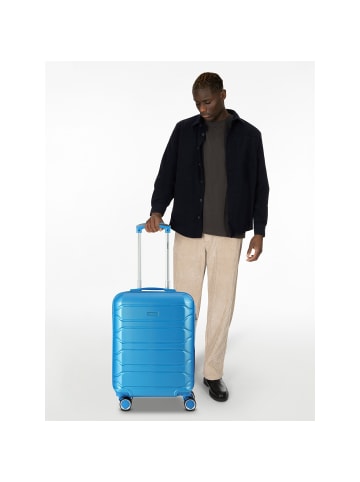 benzi 5807 4 Rollen Kabinentrolley 55 cm dunkelblau