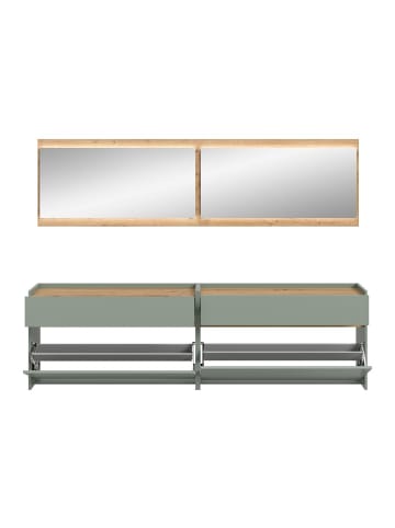 ebuy24 Garderobenmöbel Drive Staubgrün 192 x 32 cm