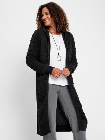 WITT WEIDEN Longstrickjacke in schwarz