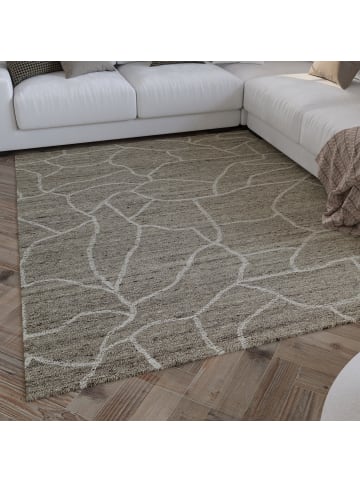 Wecon Home Kurzflorteppich Hamptons FORTYONE in taupe meliert