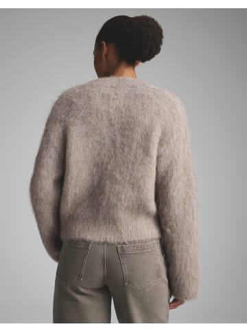 someday. Tanzina Strickjacke mit Reißverschluss in Taupewood Melange Light