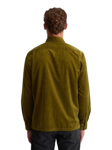Marc O'Polo Cord-Hemd regular in green mustard