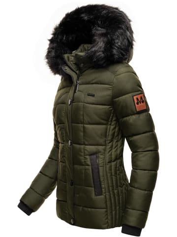Marikoo Winterjacke Unique in Olive
