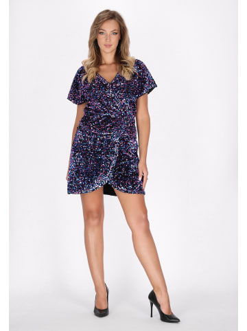 faina Damen Rock in Blau Pink