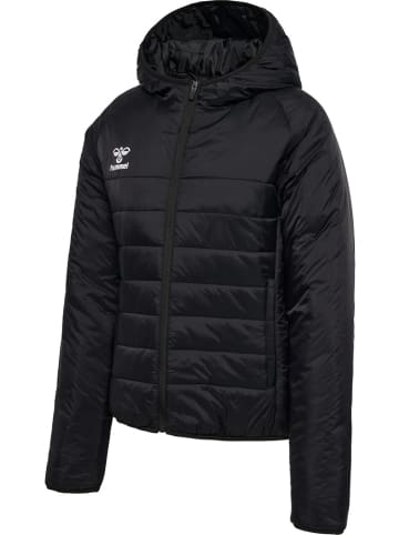 Hummel Jacke "Hmlgo Quilted Hood Jacket Woman" in Schwarz