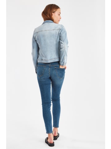 ICHI IHStampe regular fit in Washed light blue