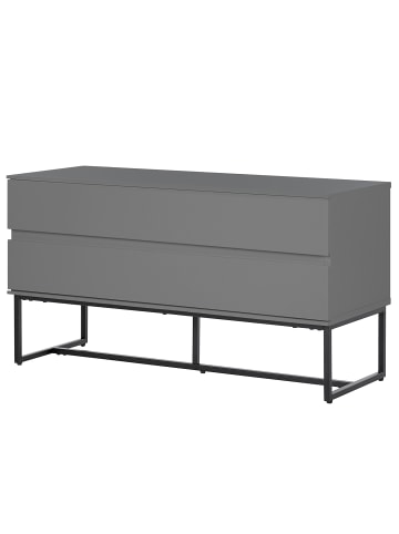 home24 Garderobenbank Zaddy in Dunkelgrau