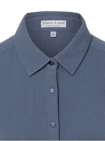 Marie Lund Bluse in blau - 0024