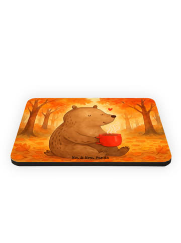 Mr. & Mrs. Panda Kühlschrankmagnet Bär Morgenkaffee Design ohne ... in Weiß