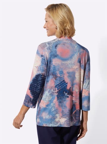 WITT WEIDEN 2-in-1-Shirt in marine-flamingo-bedruckt