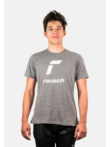 Reusch T-Shirt in 6634 dark grey / white
