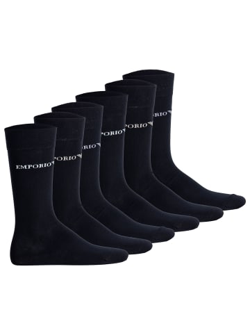 Emporio Armani Socken 6er Pack in Schwarz