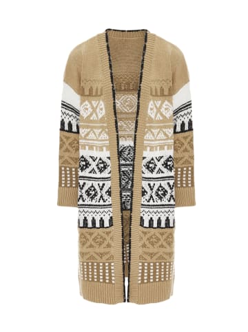 Jalene Damen Strickjacke in Beige