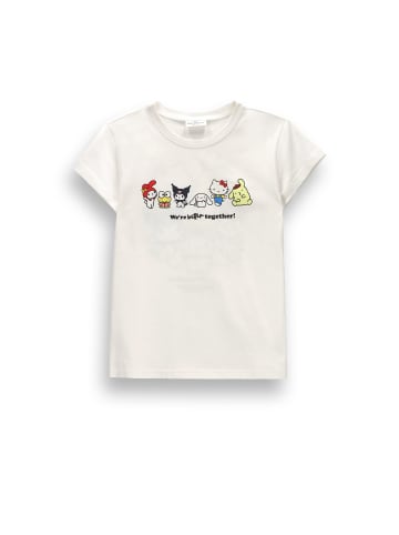 Coccodrillo T-Shirt mit kurzen Ärmeln in ecru