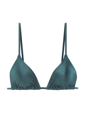 Copenhagen Studios Triangel-Bikini-Top in petrol