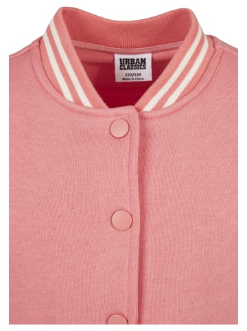 Urban Classics College Jacket in palepink/whitesand