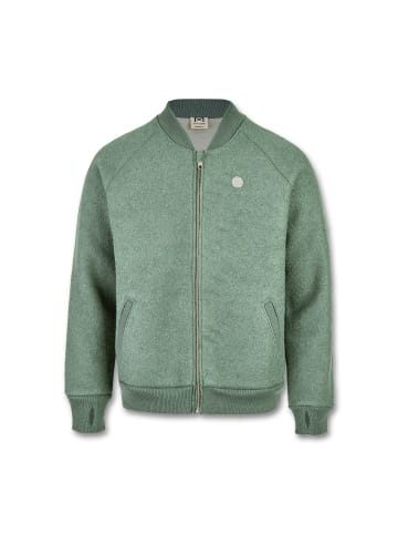 MANITOBER Wollwalk Bomber Jacke in Green