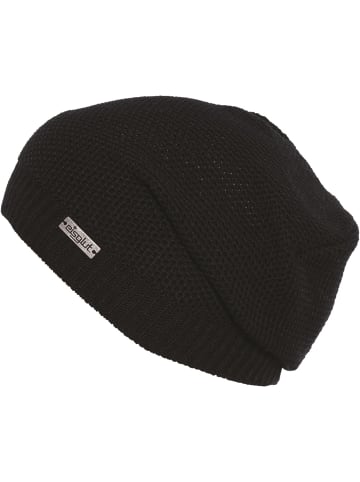 Eisglut Strickmütze in schwarz