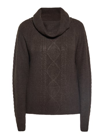 Usha Damen Strickpullover in Dunkelbraun
