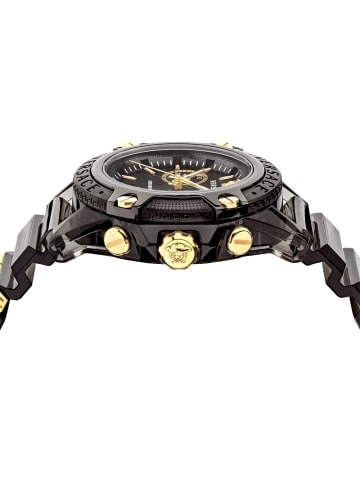 Versace Analoguhr für Herren in Schwarz