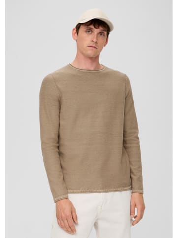 QS Strickpullover in 8235_sandfarben