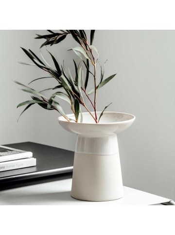 like. by Villeroy & Boch Vase Winter Glow in Beige 15,1 cm in beige