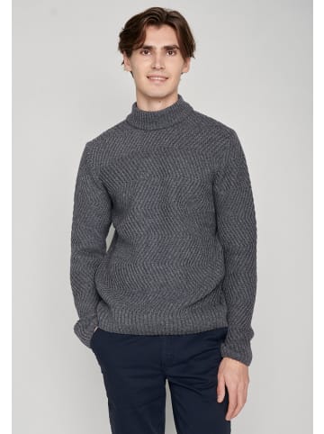 GreenBomb Strick Basic in Atlantik Grau