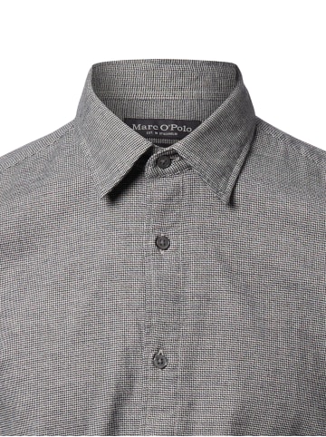 Marc O'Polo Hemd in anthrazit schwarz