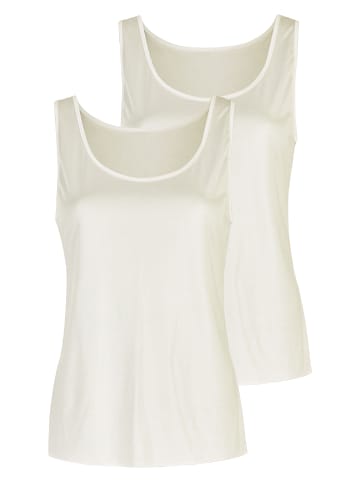 Nina von C. 2er Pack Achseltop in champagner