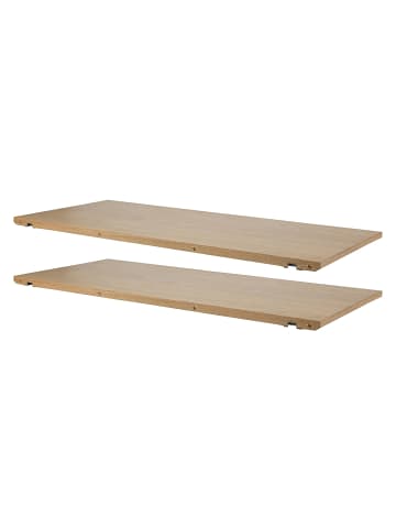 ebuy24 Esstisch Zusatzplatte Martha Eiche Dekor 45 x 102 cm
