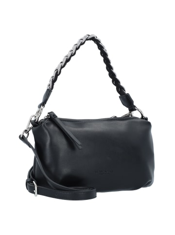 Seidenfelt Aminne Handtasche 25 cm in Black-Silver