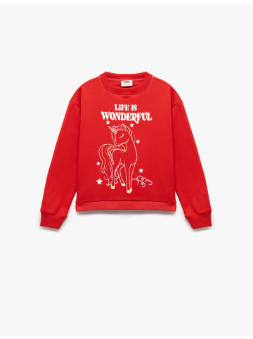 KOTON SWEATSHIRTS in Rot