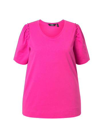 Ulla Popken Shirt in kräftiges pink