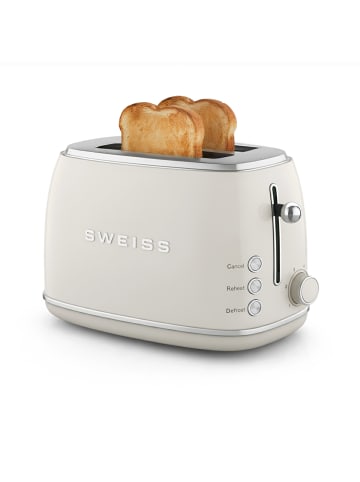 SWEISS Vintage Toaster beige GRS8
