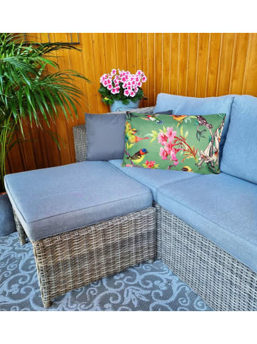 JACK Outdoor Dekokissen Motiv 30x50cm inkl. Füllung Vögel Grün