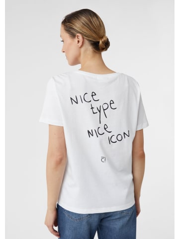 comma T-Shirt in 01D1_weiß