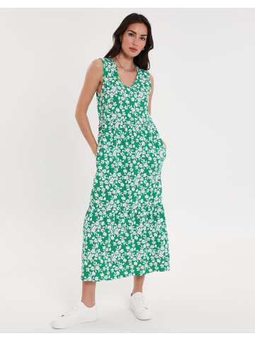 Threadbare Kleid THB Byers Tiered in Green Floral