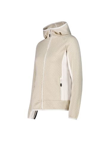 cmp Woman Jacket Fix Hood in Beige