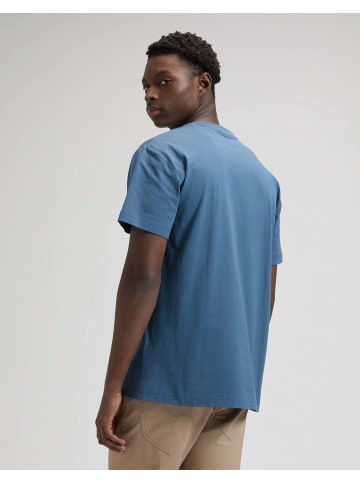 Lee T-Shirt Shortsleeve Small Logo in Academy Blue