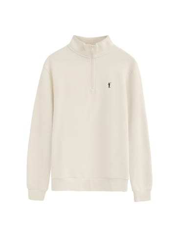 Polo Club Sweatshirt RIGBY GO SWEAT ZIPPER NECK VO in Ecru