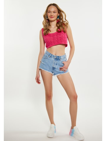 myMo Damen Crop-Top in Pink