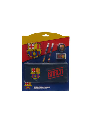 FC Barcelona Schreibset Federmäppchen mit Bleistiften