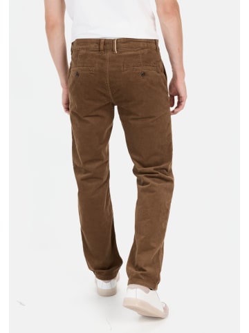 Camel Active Relaxed Fit Cord Chino mit Thermofutter in Braun