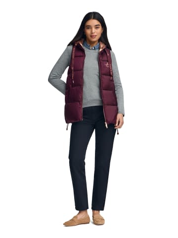 Polo Club Steppweste in Burgundisch